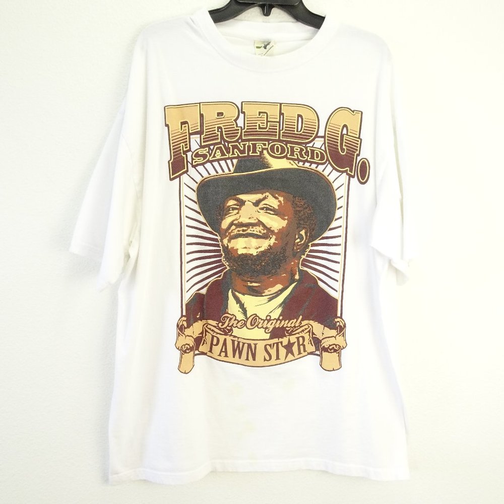 Phat Doc Fred Sanford White Tee 3X